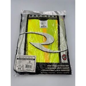Radwear SV63W 2-Tone Surveyor Vest Women's Small Neon Mesh Contrast Trim Pockets
